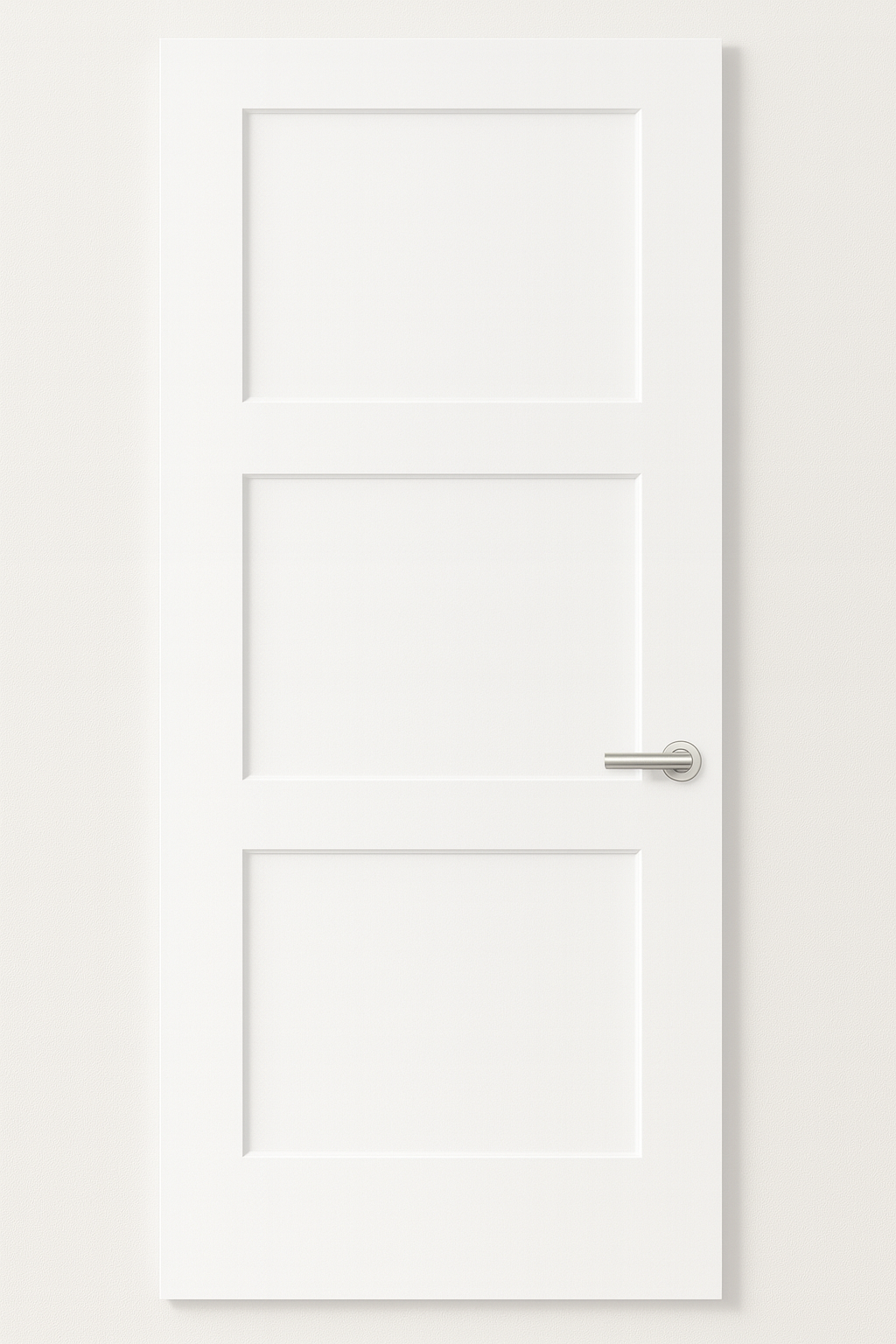 3-Panel Shaker Door – 6'8"