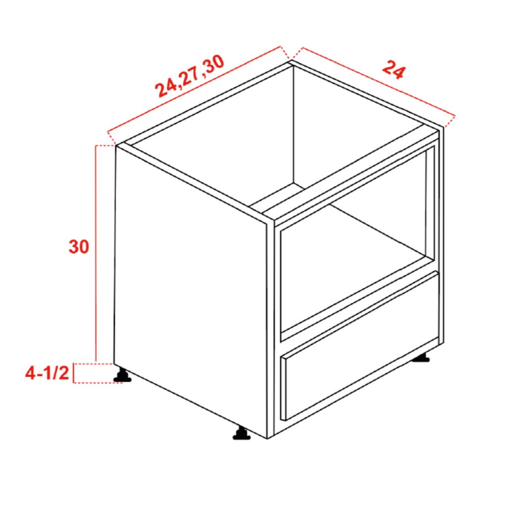 Microwave oven base cabinet (SBC8)