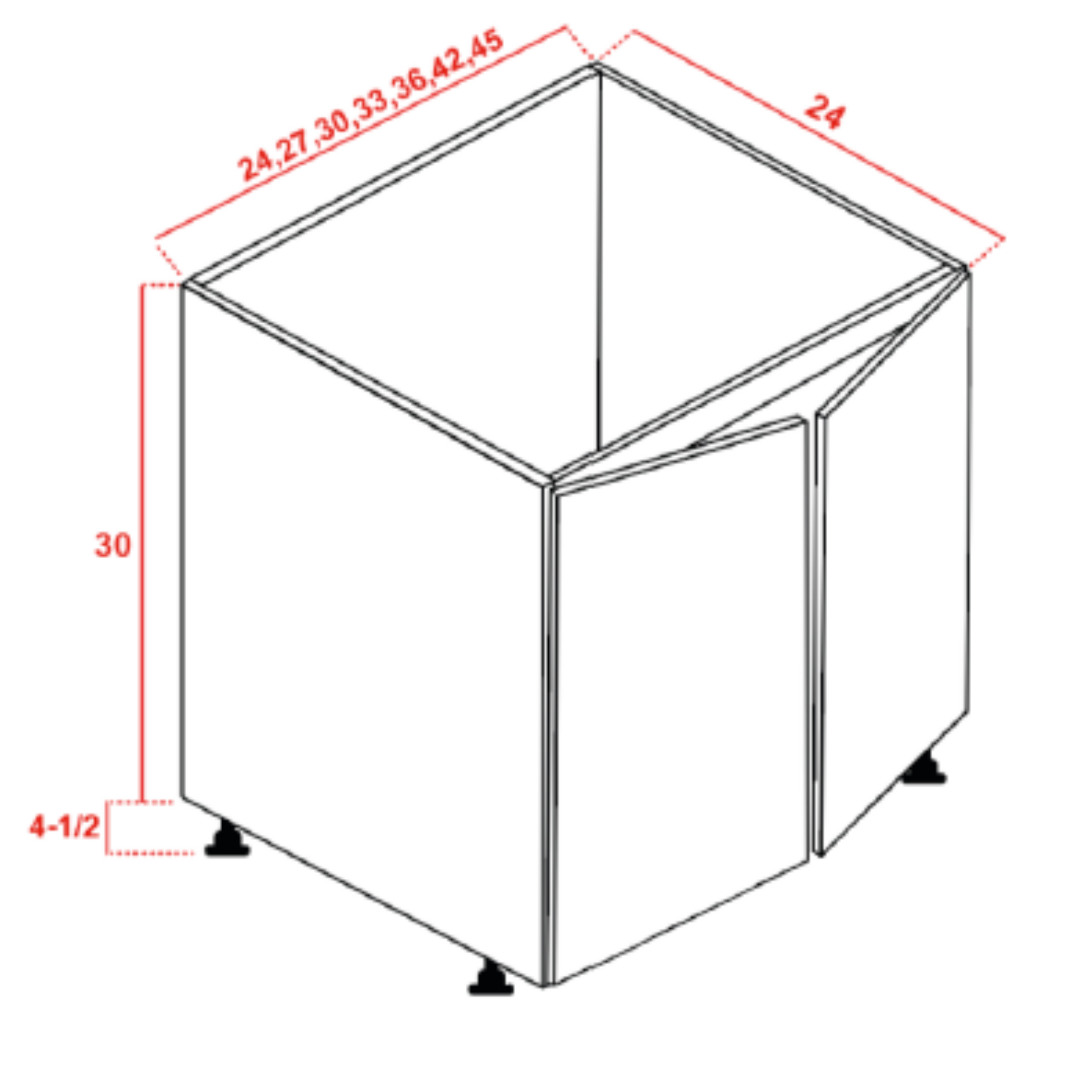 Base sink cabinet
